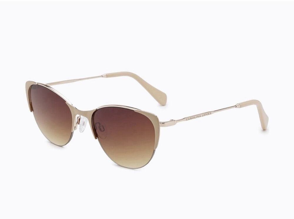 Carolina Lemke Berlin Sunglasses - Mirage Gold, Shiny, Matte Nude CL3142-1